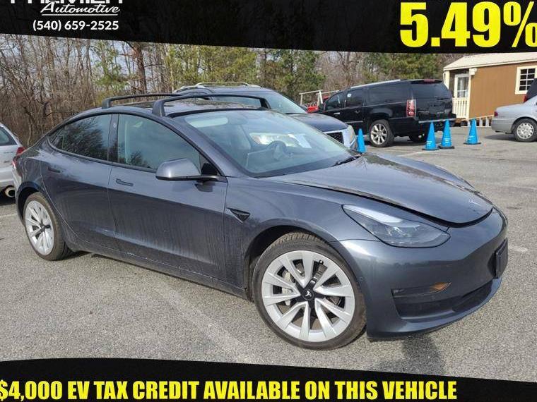 TESLA MODEL 3 2022 5YJ3E1EB7NF289336 image